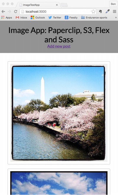 Small index screen for Rails app with Amazon S3