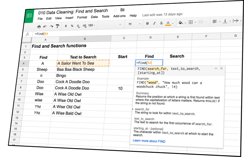 Data Cleaning and Pivot Tables in Google Sheets Course