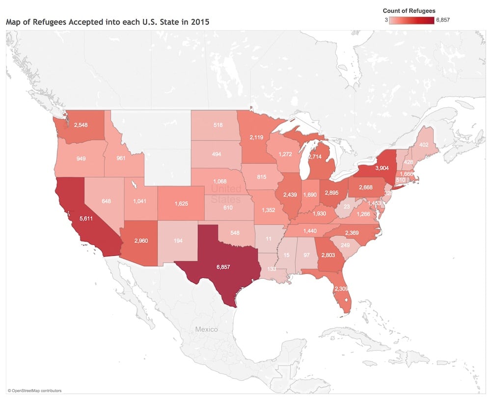 Tableau State Map