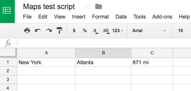 GAS custom map function output