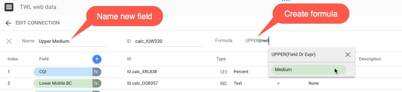 Data Studio calculated field