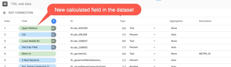 Data Studio new calculated field