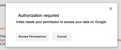 Review permissions