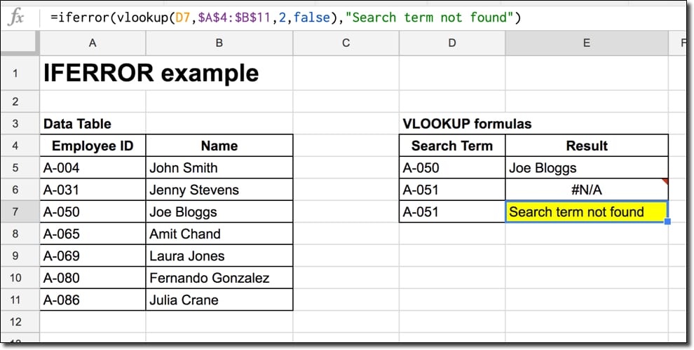 Formula Parse Errors In Google Sheets And How To Fix Them