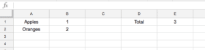 How to add a total row to a QUERY function table in Google Sheets
