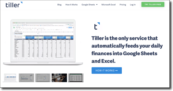 Tiller For Microsoft Excel