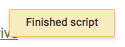 Macro finished script
