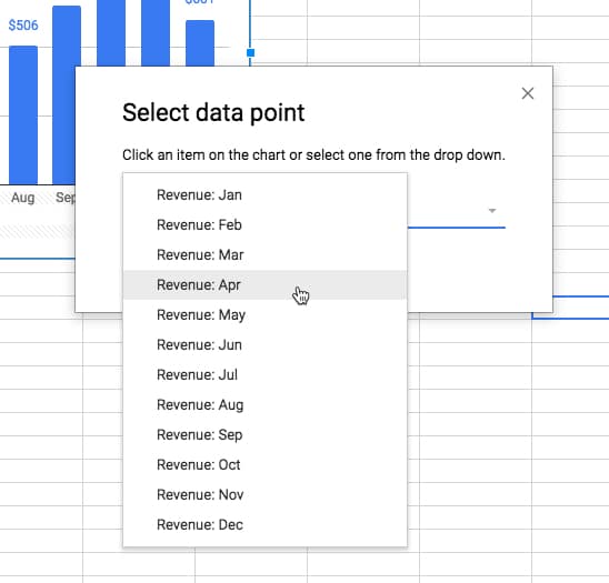 Google Chart Label