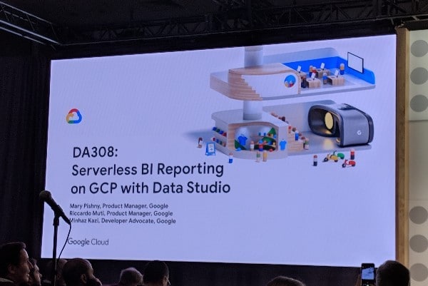 Serverless reporting with GCP and Data Studio