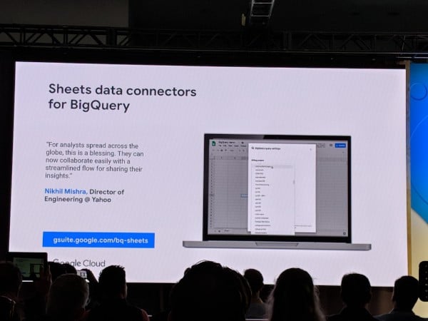 Google Sheets BigQuery connector