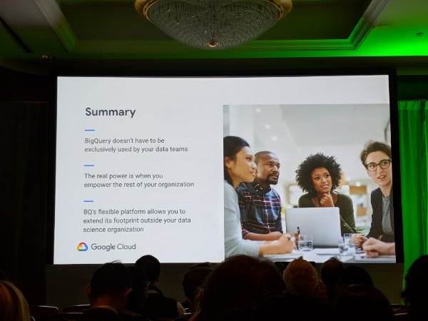 Google Next 19 BigQuery session