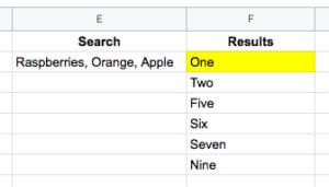Formula Challenge #2: Matching Terms