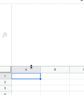 Google Sheets Formula Bar Width