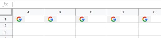 multiple images in Google Sheets
