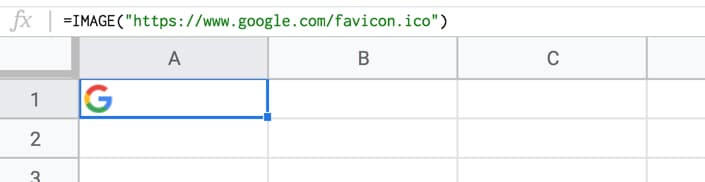 Google Sheets Image Formula