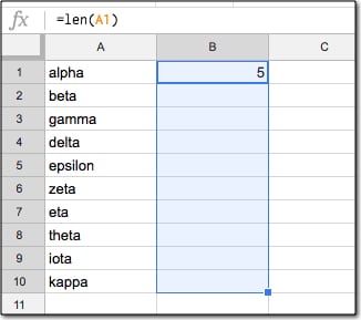 Quickly enter data in Google Sheets