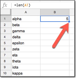 Double click to copy formula