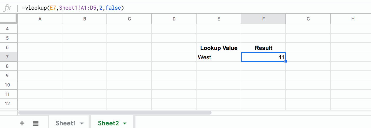 F2 to highlight range in Google Sheets formula