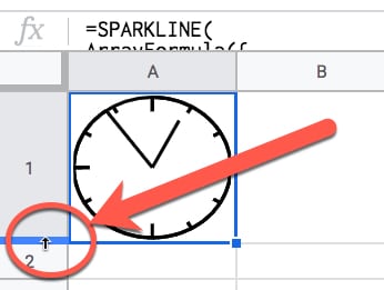 Make the formula bar wider in Google Sheets