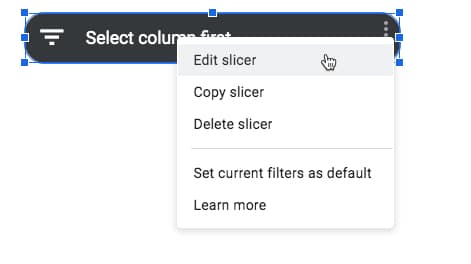 Slicer Settings Menu