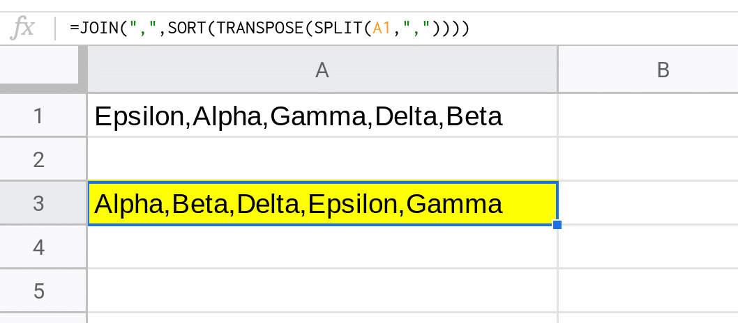 Formula Challenge 3 Solution