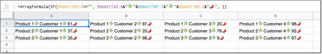 Array If formula