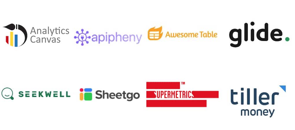 SheetsCon 2020 online conference sponsors