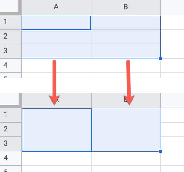 Vertical Merge Cells In Google Sheets