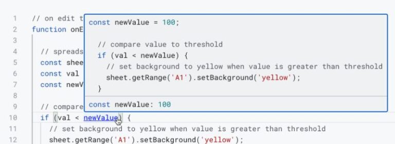 Guide To The New Google Apps Script IDE Covering 135 Features