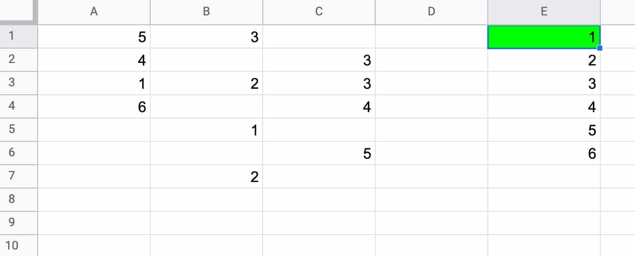 Formula Challenge 5: Merge Columns in Google Sheets