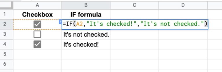 If function in google sheets
