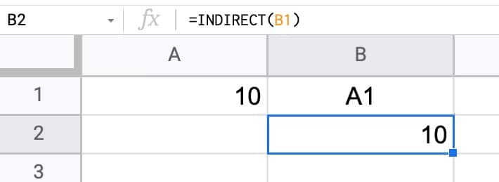 Indirect Formula Cell Reference