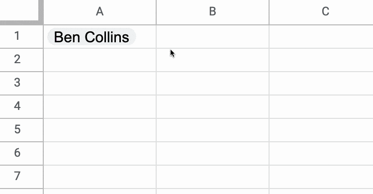 People Chips In Google Sheets