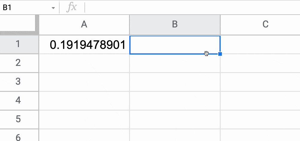 RAND volatile function in Google Sheets