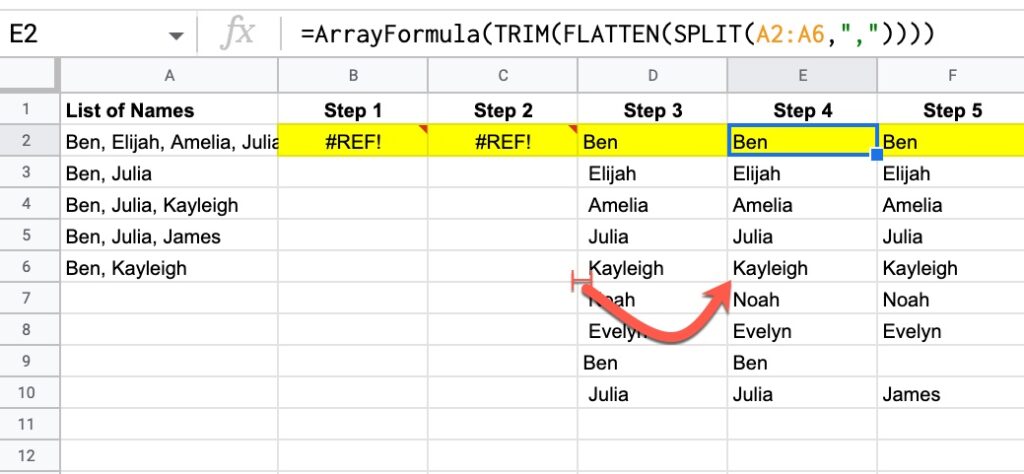 Advanced Trim Formula Example