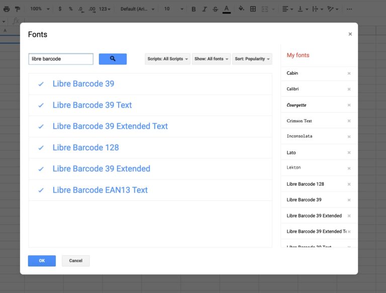 Create Barcodes In Google Sheets In 2 Easy Steps