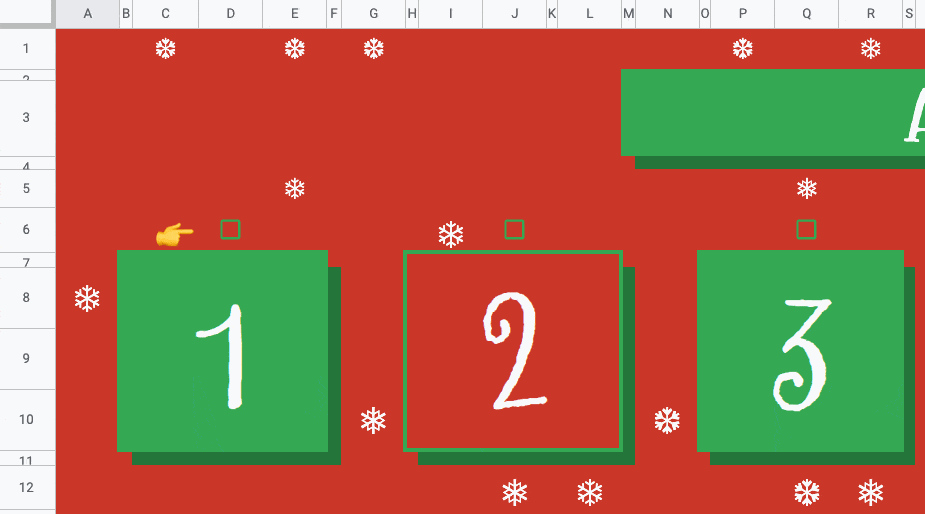 Google Sheets Advent Calendar