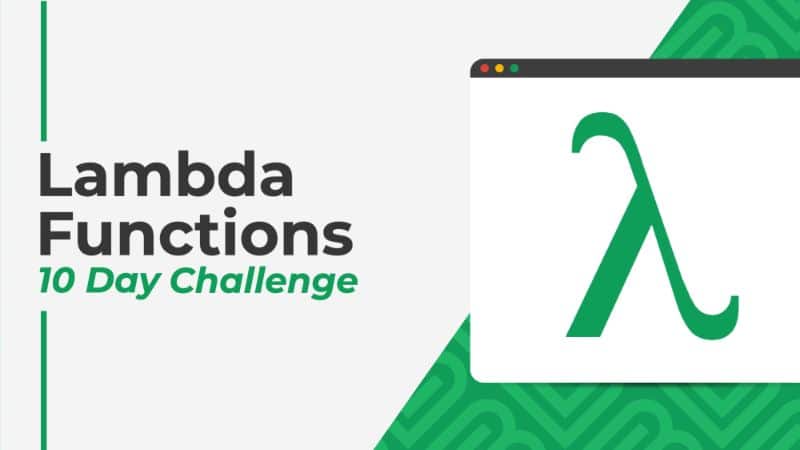 Google Sheets Lambda Functions 10-Day Challenge Course