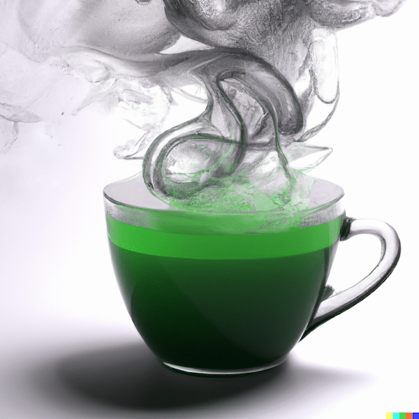 Green Tea Image generated by Dall-E