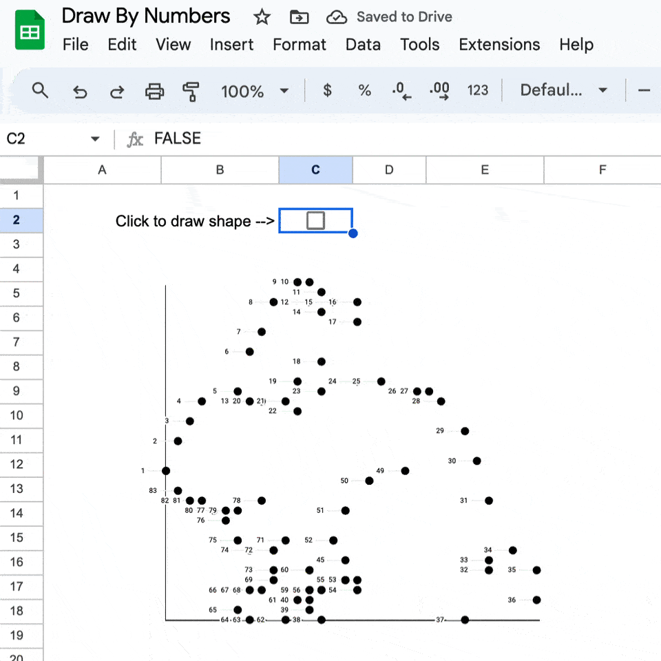 Join The Dots In Google Sheets