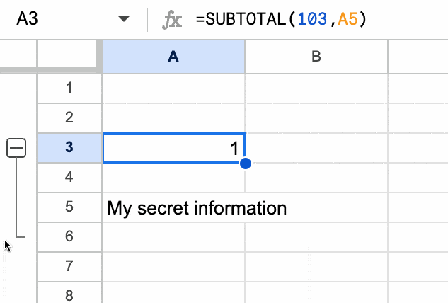 Subtotal Sidebar Technique