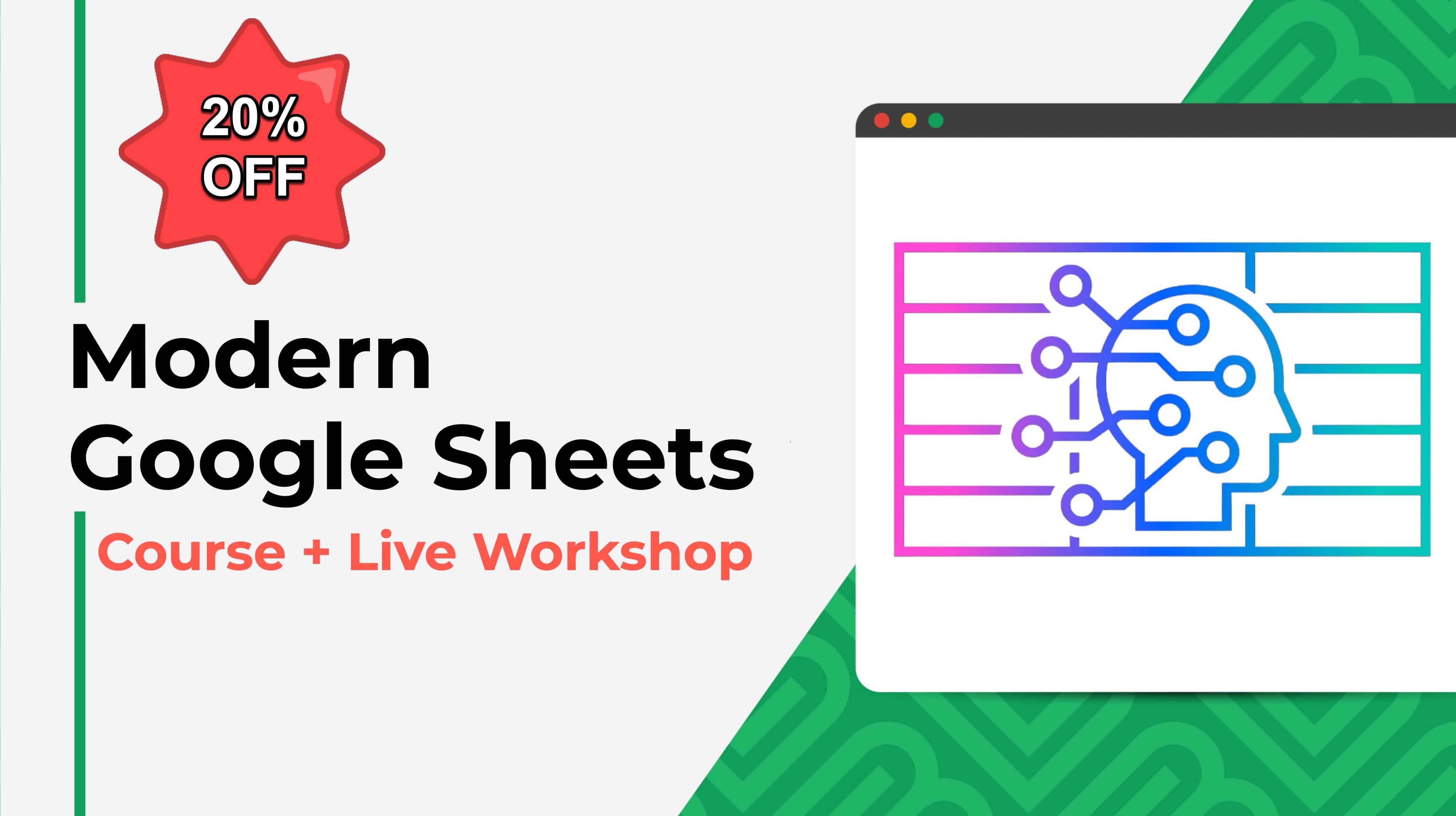 Modern Google Sheets